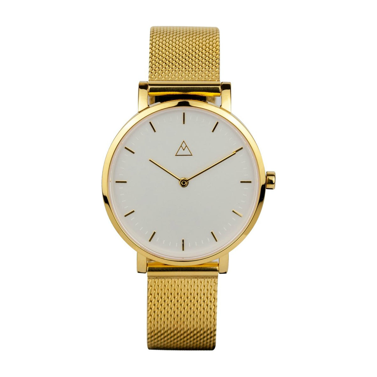 The Debut 36 · White / Gold / Gold Mesh