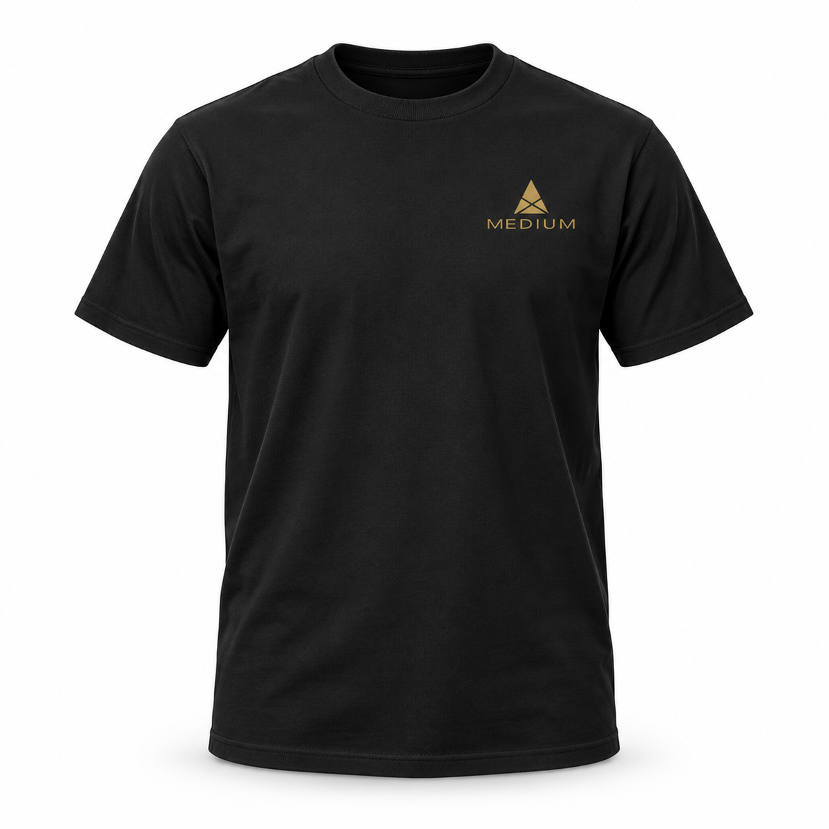 The First Page Tee — Black — front
