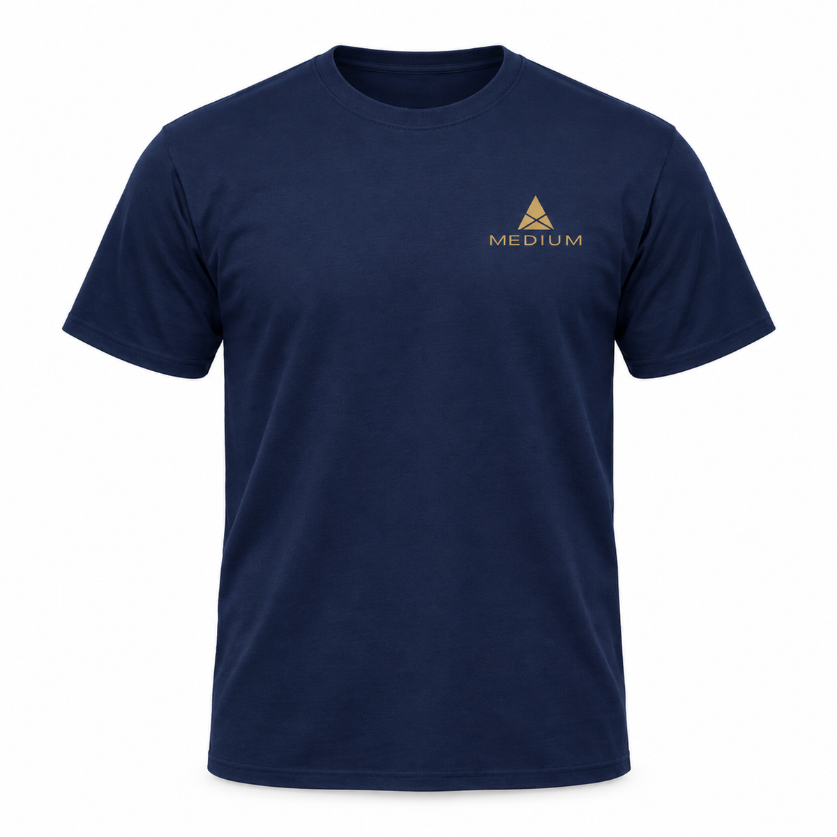 The First Page Tee — Navy — front