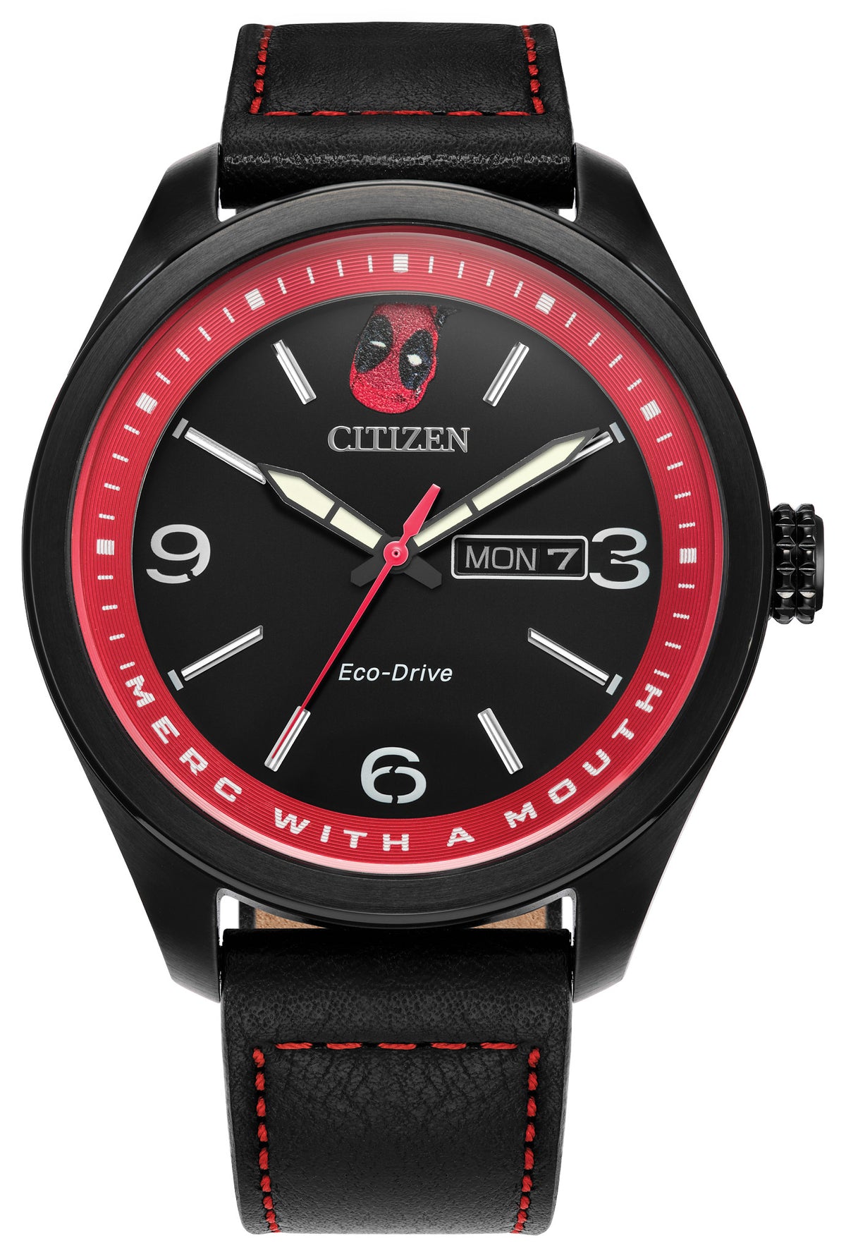 Citizen × Marvel · Here Comes Deadpool AW0145-02W