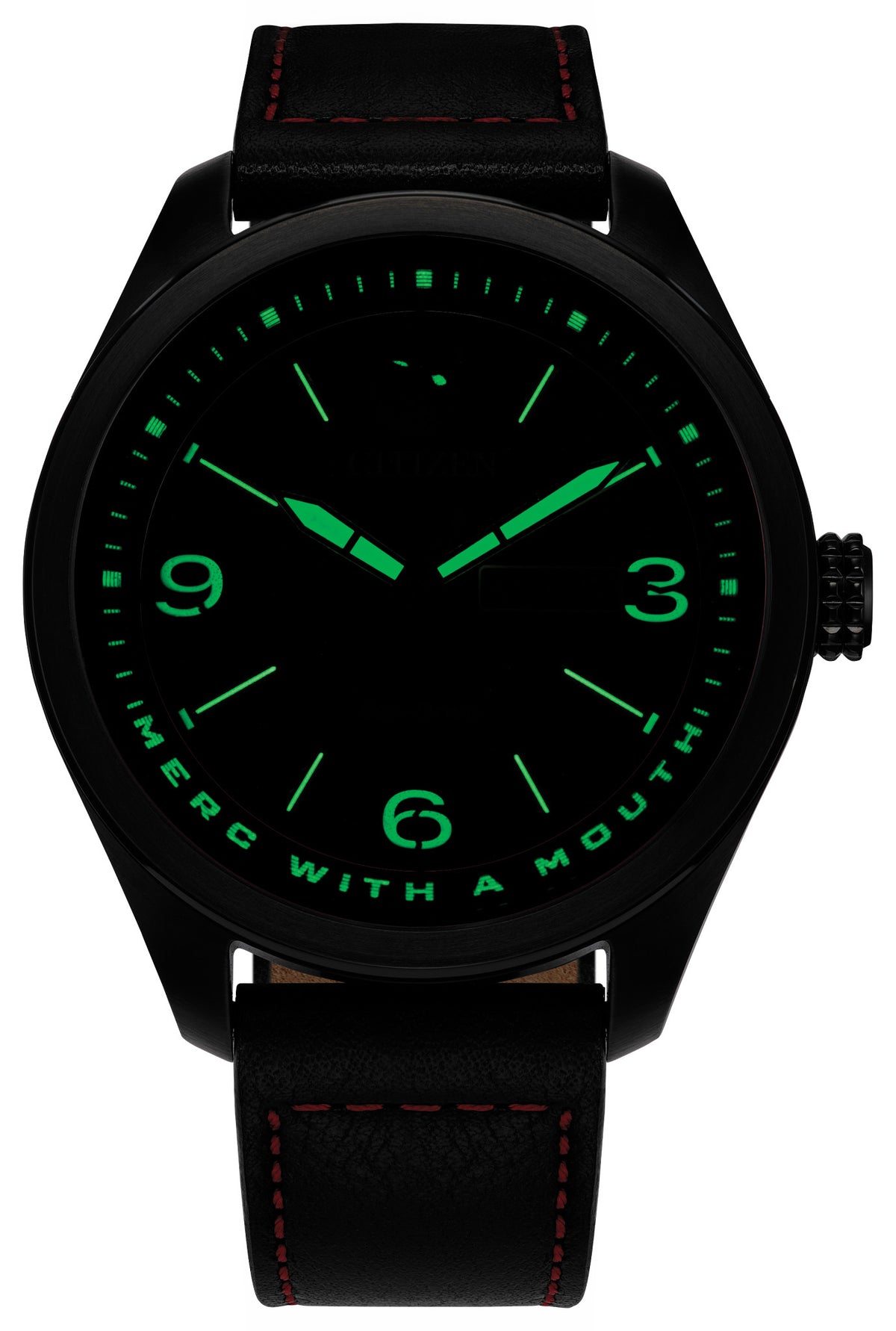 Citizen × Marvel · Here Comes Deadpool AW0145-02W