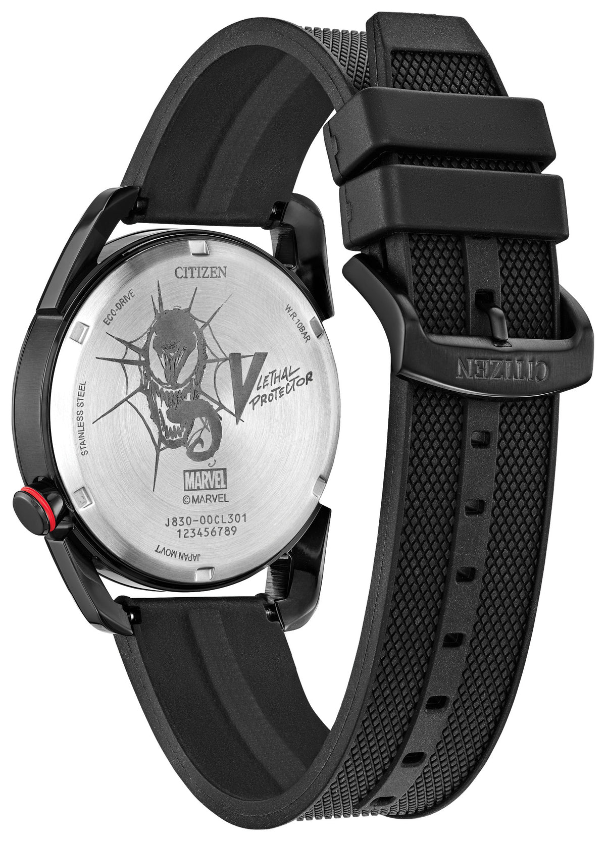 Citizen × Marvel · Venom “Lethal Protector” AW2065-41W