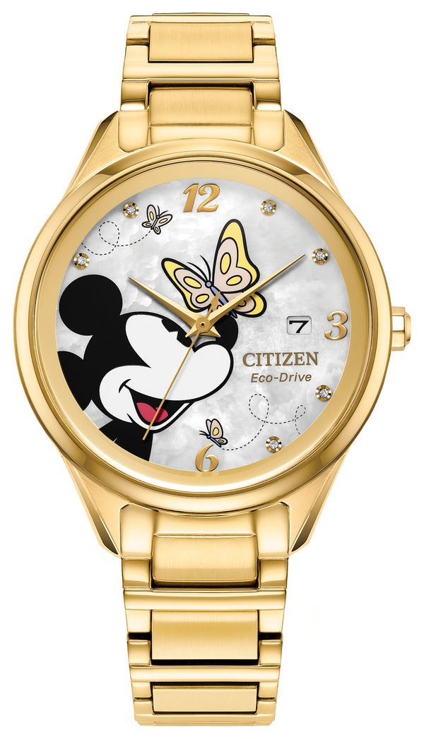 Citizen × Disney · Mickey Flutterby FE6192-51D