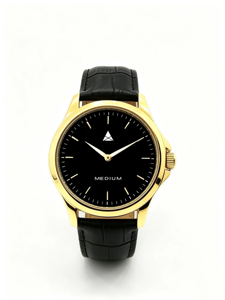 The Comeback 42 · Leather — Gold / Black