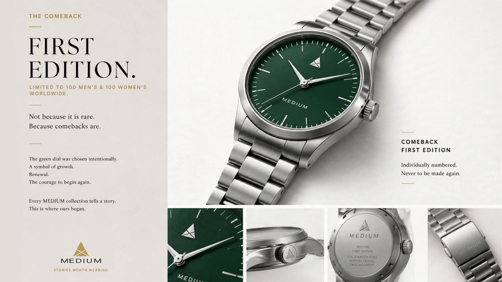 MEDIUM Lookbook — Comeback First Edition