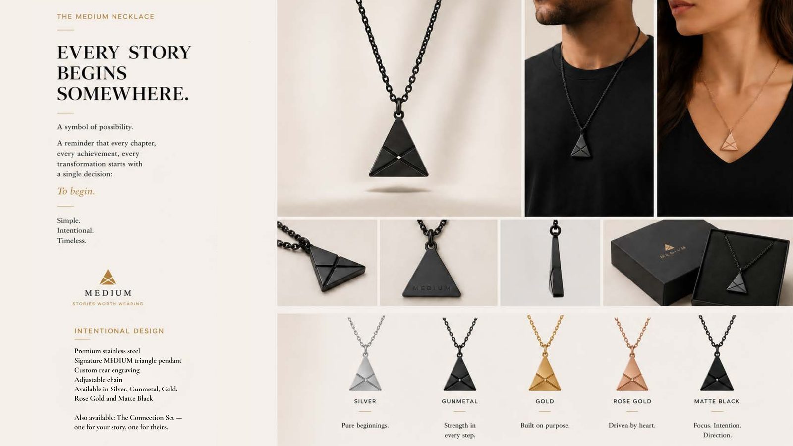 MEDIUM Lookbook — The MEDIUM Necklace