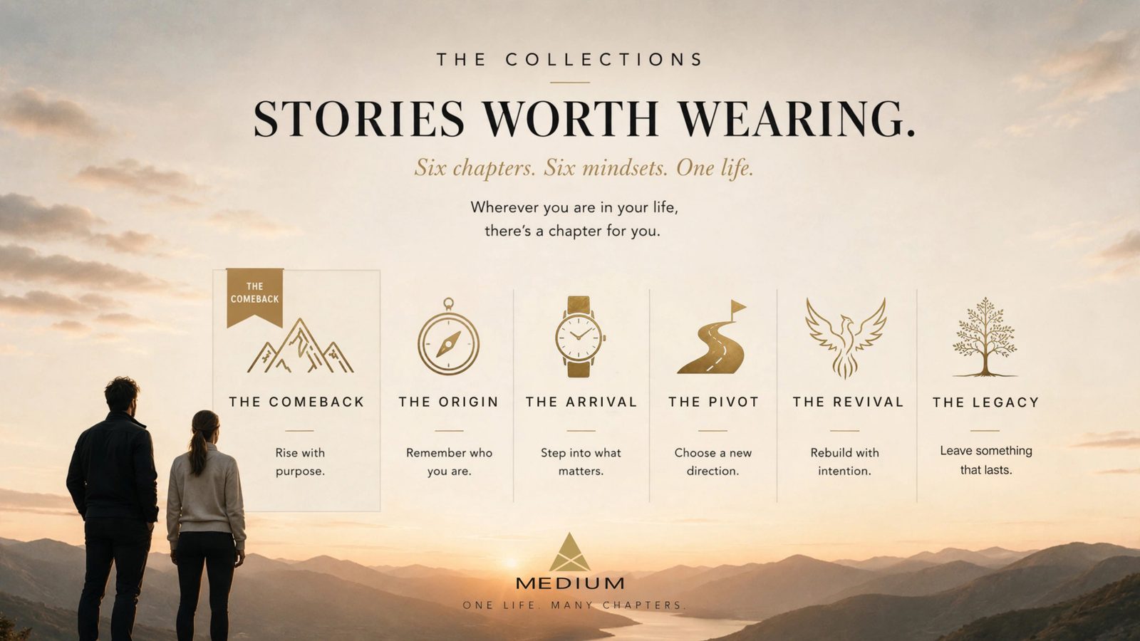 MEDIUM Lookbook — Stories Worth Wearing, six chapters